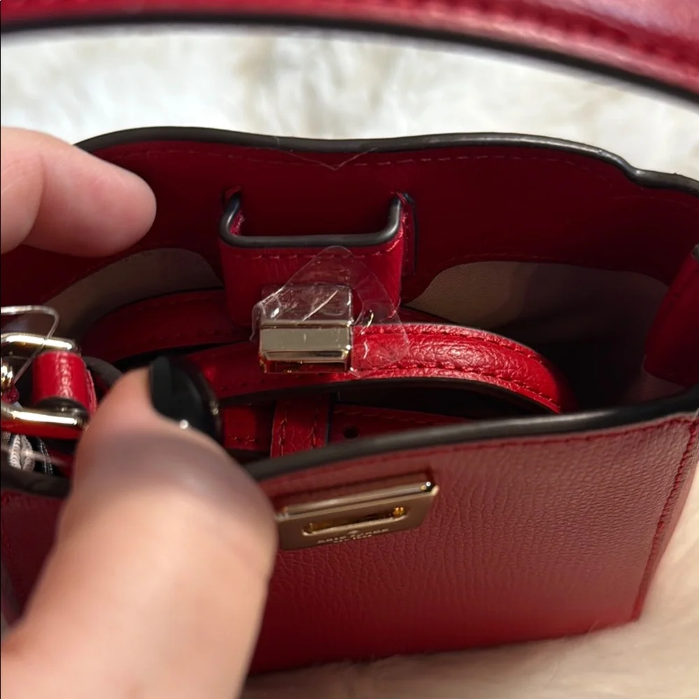 Kate Spade Red Mini Bag with Sleek Design - Picture 6 of 15